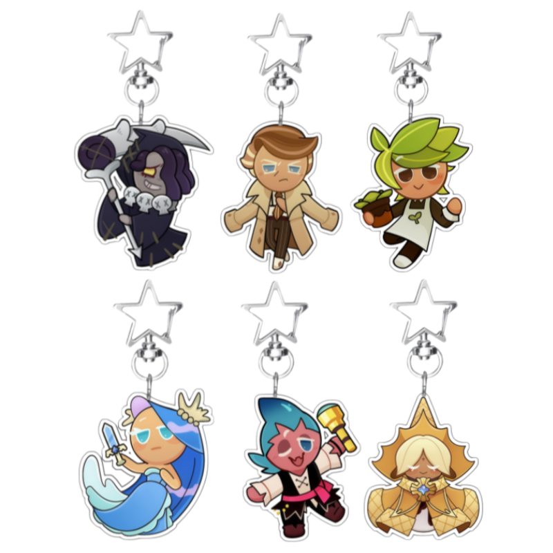 6Cm Acrylic Keychain for Cooki - Anime Kingdom Merchandise recension och pris