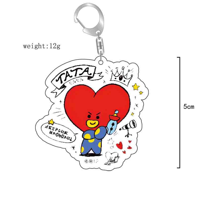 BT21 anime cartoon cute acryli - Anime Merchandise For Girls recension och pris