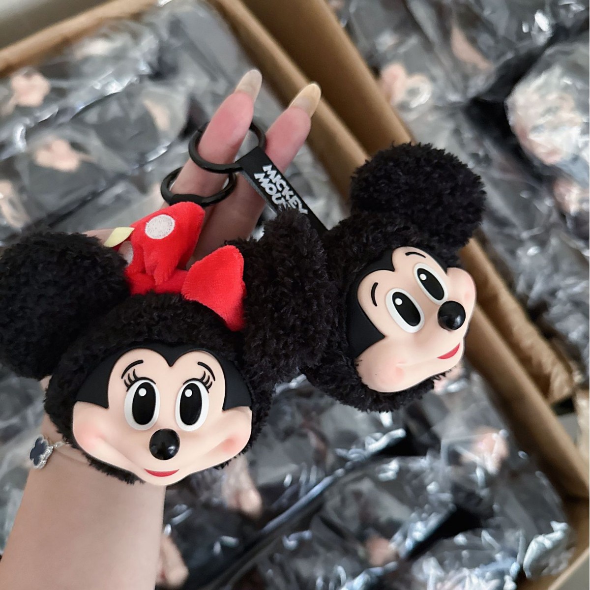 Mickey Minnie Plush Doll Keych - Anime Merchandise Figure recension och pris