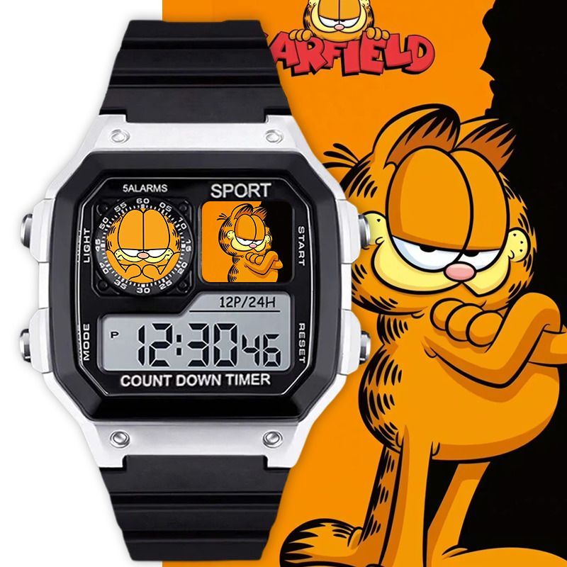 Garfield cartoon cute student  - Anime Merchandise For Girls recension och pris